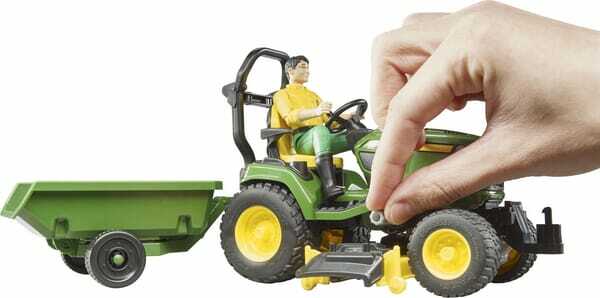 Loisirs - Jouets - Tracteur John Deere avec remorque et jardinier