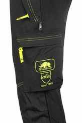 Vêtements et protections - Vêtement  - Pantalon anti-coupure, imperméable, M, Hi-Vis, noir Progress by, SIP
