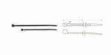 Colliers nylon BIHR 7,6x250mm noir 100 pièces