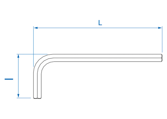 Outils - Outils divers - Clé Allen courte 6mm