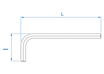 Outils - Outils divers - Clé Allen courte 6mm