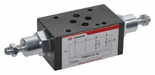 Pièces agricoles - Hydraulique - Clapet antiretour étrangl. NG6