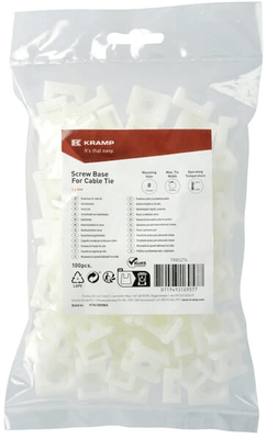 Pièces agricoles - Fasteners - Vis de fixation pour serre-câbles, 7.6mm, 100pcs