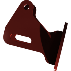 Pièces agricoles - Pièce divers - support verin soudé -peint-