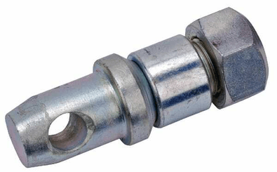 Pièces agricoles - Tracteur pièce adaptable - Axe de stabilisateur 22x83mm filetage: 3/4" UNFx42mm Kramp