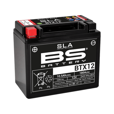 Pièces Quad & Motos - Electrique - Batterie BS BATTERY SLA sans entretien activé usine - BTX12
