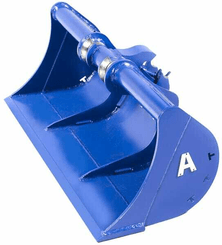Pièces agricoles - TP pièce adaptable - Godet de curage type MORIN, M1/12, 1200mm