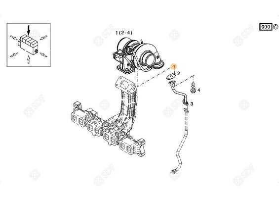 Pièces agricoles - Pieces moteur - TURBO COMPRESSEUR Deutz-Fahr origine