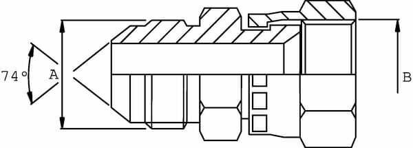 Pièces agricoles - Hydraulique - Adaptateur