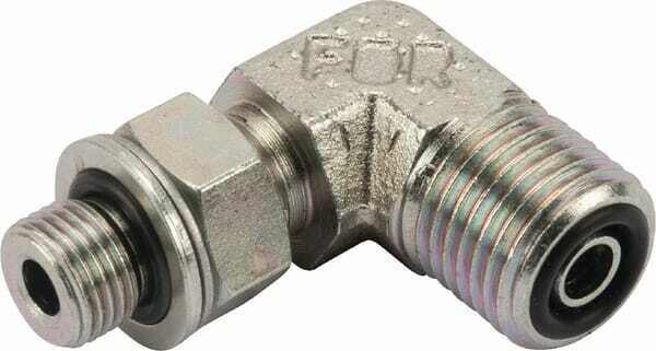 Pièces agricoles - Hydraulique - Raccord coudé ORFS 9/16-MG1/8