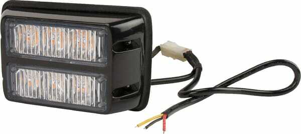 Pièces agricoles - Eclairage - Avertisseur flash LED orange 6x3W 12/24V