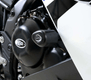 Tampons de protection R&G RACING Aero noir Honda CBR500R