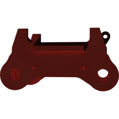 Pièces agricoles - Pièce divers - Support de tendeur RS peinte