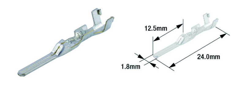 Pièces Quad & Motos - Outillage - Cosse mâle électrique TOURMAX type 070 (FRY)