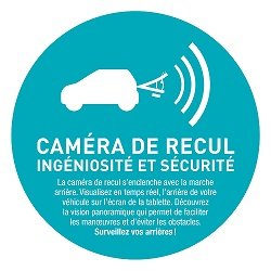 Pièces VSP - Divers - STICKER CAMERA DE RECUL