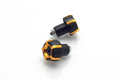 Embouts De Guidon Aluminium V PARTS Spark Ø18mm - Noir/Or
