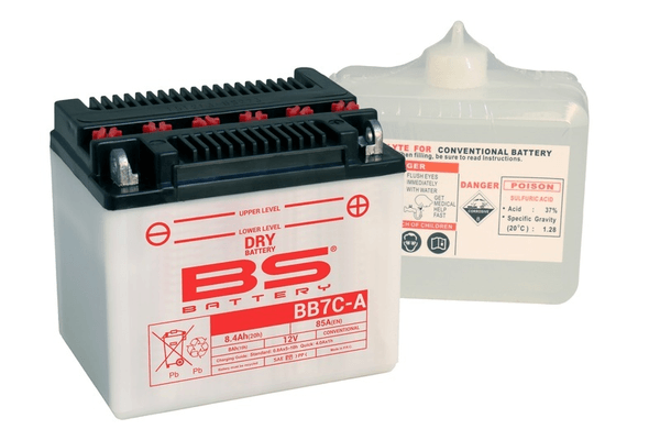 Pièces Quad & Motos - Electrique - Batterie BS BATTERY Haute-performance avec pack acide - BB7C-A