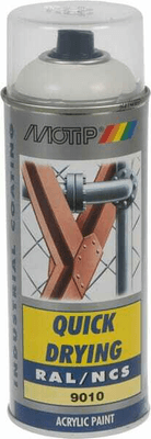 Chimie - Chimie divers - RAL 9010 spray acr. Blanc pur