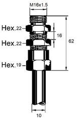 Pièces agricoles - Pièce divers - Accouplement droit