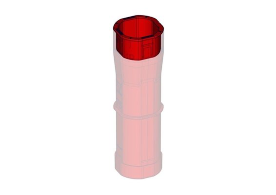 Materiels - Accessoires 0Kg-5Kg - COLLERETTE DE FOURREAU TREFLE ROUGE D.76MM