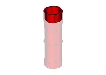 Materiels - Accessoires 0Kg-5Kg - COLLERETTE DE FOURREAU TREFLE ROUGE D.76MM