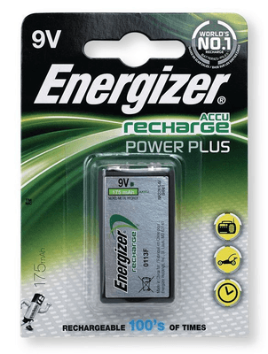 Electricité de bâtiment - Installation électrique - Accu Energizer E-Block 9V NiMH 175mAh (par 1)