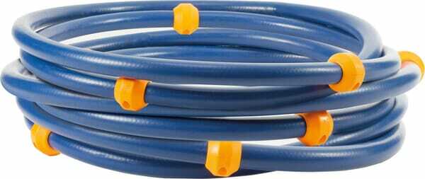 Pièces agricoles - Hydraulique - Tuyau à haute pression 25 m 2SC DN10 bleu 3/8" filetage mâle, avec coulissement à billes