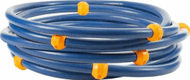 Tuyau à haute pression 25 m 2SC DN10 bleu 3/8" filetage mâle, avec coulissement à billes