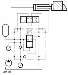 Pièces agricoles - Hydraulique - Clapet VDA-FL-6-38 NG-6