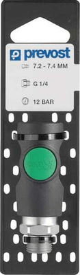 Pièces agricoles - Pièce pneumatique - Raccord rap. sécu mâle BSP1/4"