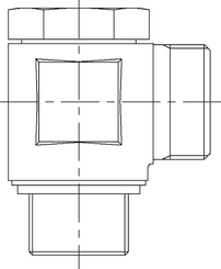 Pièces agricoles - Hydraulique - Raccord orientable 22L-3/4BSP