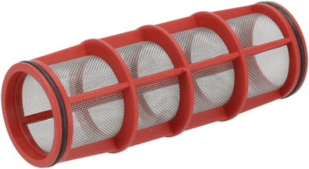 Pièces agricoles - Pièce Pulvérisateur - Cartouche filtrante 32 mesh rouge avec joints toriques