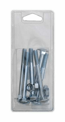Pièces agricoles - Fasteners - Écrou et boulon M8 x 70mm, 4,6 (6)