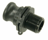 Camlock Type F 3/4" filetage mâle polypropylène