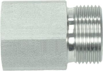 Pièces agricoles - Hydraulique - Raccord à filetage femelle 10L x 1/4" BSP SS