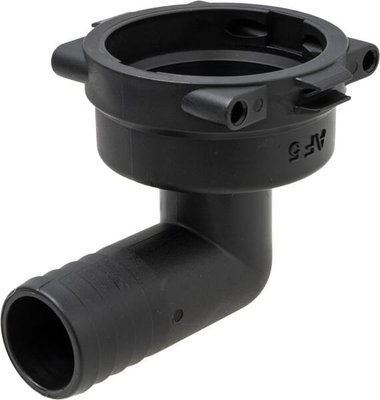 Pièces agricoles - Pièce Pulvérisateur - Raccord à fourche, femelle 90° AF5, embout de tuyau 25 mm