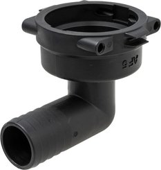 Pièces agricoles - Pièce Pulvérisateur - Raccord à fourche, femelle 90° AF5, embout de tuyau 25 mm