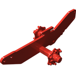 Pièces agricoles - Pièce Semoir - Cadre de roue r. sans frein peint