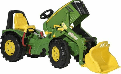 Loisirs - Jouets - X-Trac John Deere 8400R avec chargeur frontal et frein