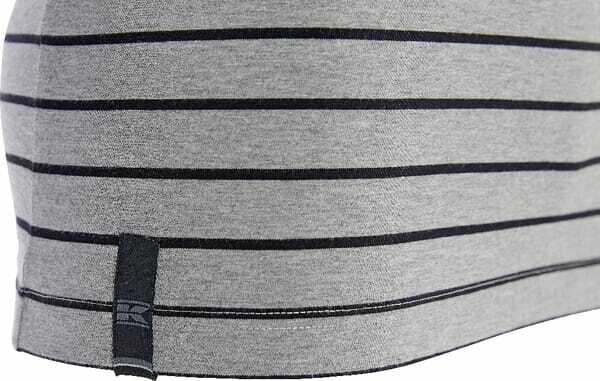 Vêtements et protections - Vêtement  - T-shirt rayé gris/noir S