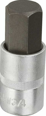 Outils - Outils divers - Douille de tournevis 1/2" Hex 3/4"