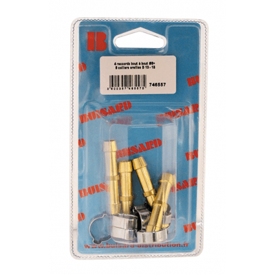Pièces agricoles - Raccords - HF-4 RACCORDS D.8 AV 8 COLLIERS