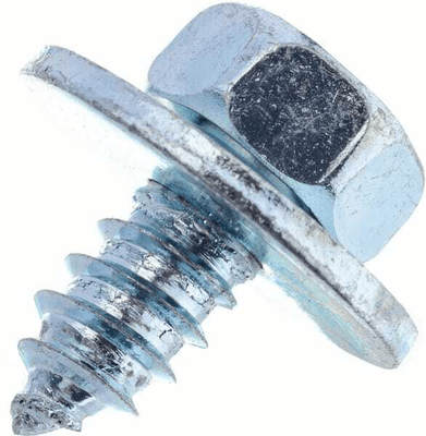 Pièces agricoles - Fasteners - Vis auto-perforante 6.3x13mm, tête hexagonale à bride de 10 mm, DIN 6901 Kramp
