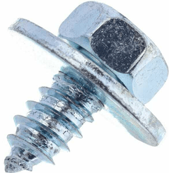 Pièces agricoles - Fasteners - Vis auto-perforante 6.3x13mm, tête hexagonale à bride de 10 mm, DIN 6901 Kramp