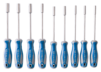 Outils - Outils divers - Jeu de 9 clés emmanchées 4 à 10mm