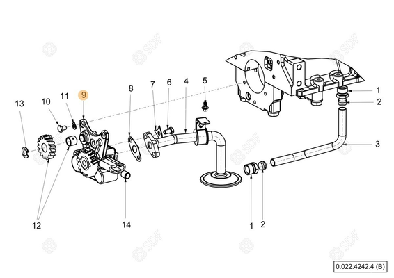 Pièces agricoles - Pieces moteur - pompe