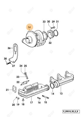 Pièces agricoles - Pieces moteur - TURBO