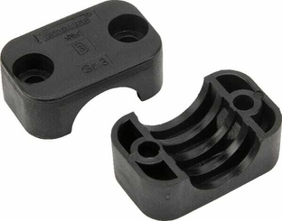 Pièces agricoles - Hydraulique - Support de tube PA 25mm