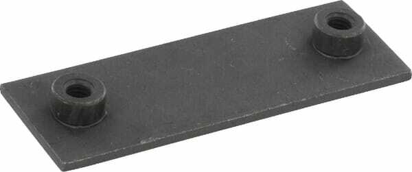 Pièces agricoles - Hydraulique - Plaque à souder seule acier A6