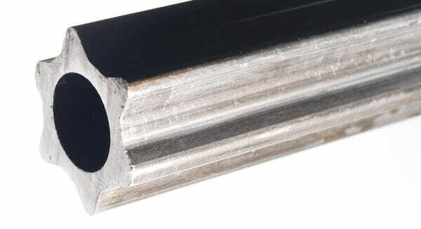 Pièces agricoles - Transmission - Tube profilé étoile S4 Ø ext. : 51x37 mm L : 2,9 m Walterscheid